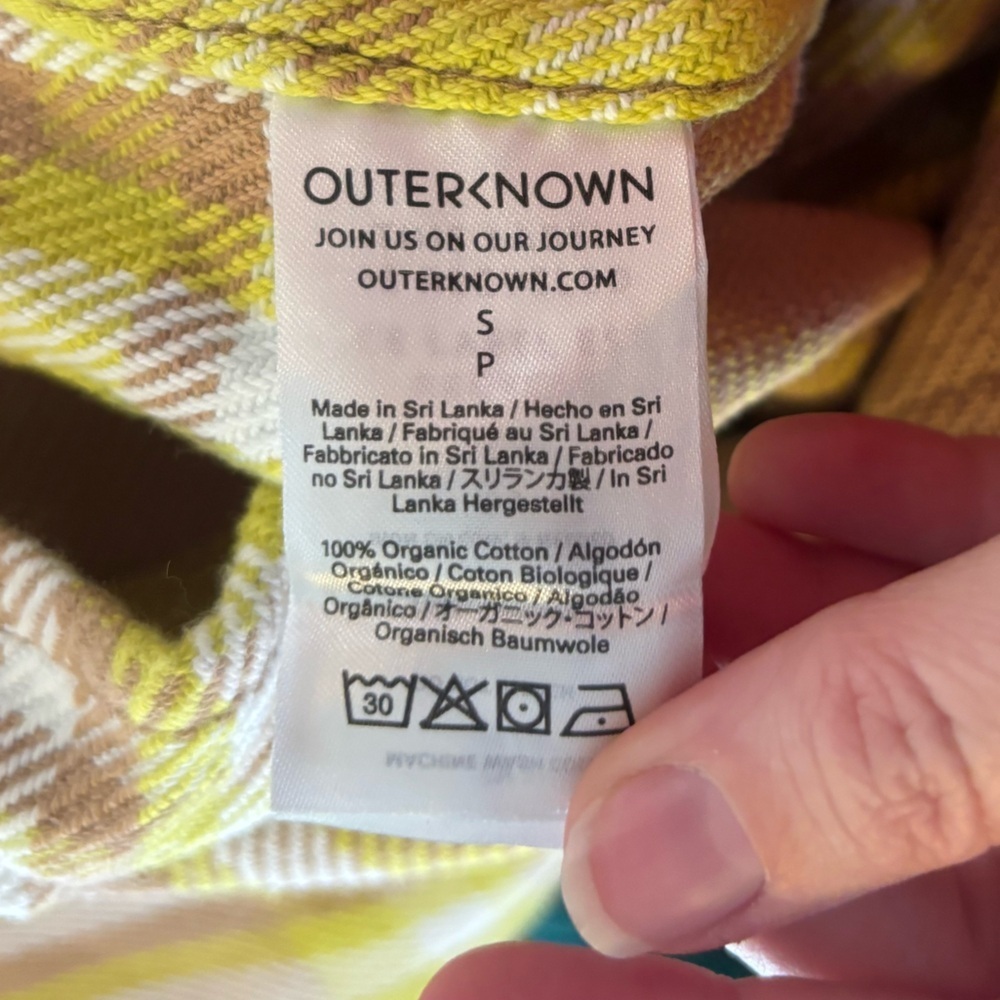 NWT Outerknown Blanket Shirt Dress sz S - Picture 3 of 11